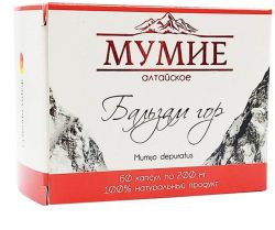 МУМИЙО АЛТАЙСКО  „ПЛАНИНСКИ БАЛСАМ“ 60бр