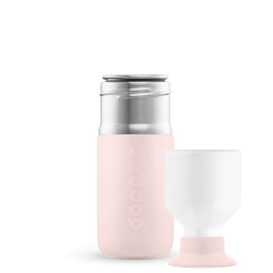 Нежно розово – стоманена бутилка Dopper – 350 мл