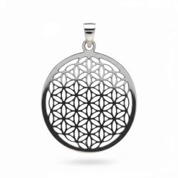 Медальон "Цвете на живота" 25 мм | сребро 925