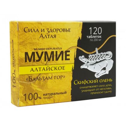 МУМИЙО АЛТАЙСКО  „ПЛАНИНСКИ БАЛСАМ“ 120бр