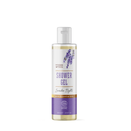 Био ДУШ ГЕЛ LAVENDER NIGHTS, 200ml, Wooden Spoon