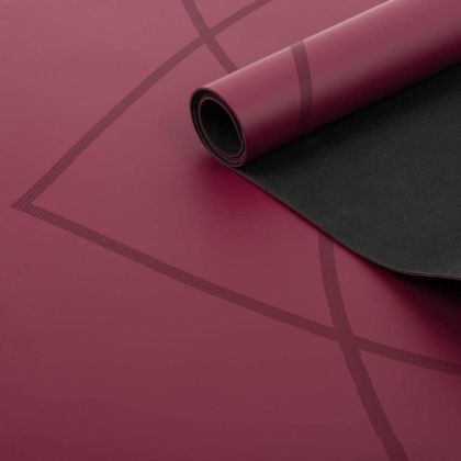 Йога постелка ФЕНИКС Цвете на живота боровинка Travel 185 х 66 см, 2 мм