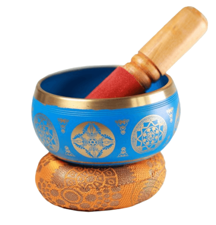 Тибетска пееща купа, синя  Ø 9 - 10 cm