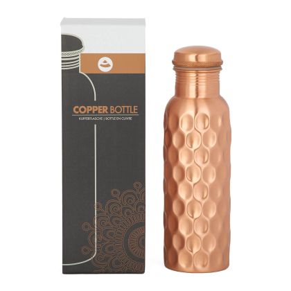 Аюрведа медна бутилка 800ml Диамант