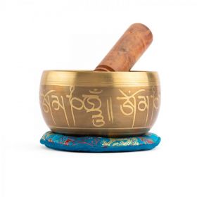 Тибетска пееща купа, с релефнен Буда  Ø 10 - 11 cm