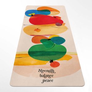 Йога постелка Strenght-Balance-Peace