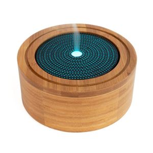 Ултразвуков дифузер за ароматни масла ELIA, бамбук. LED светлини с променящи се цветове