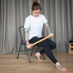  Комплект за масаж от бамбук, 11 части Намалява напрежението в ръцете, палците и пръстите