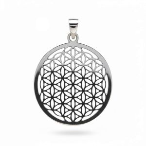 Медальон "Цвете на живота" 25 мм | сребро 925