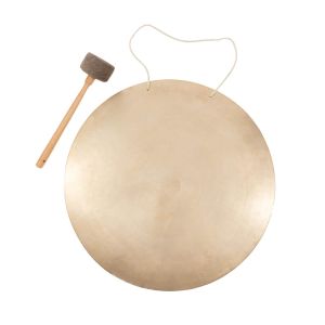 Гонг за медитация с включен дървен чук/Gong 45см