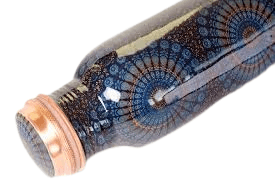 Аюрведа медна бутилка 950ml Мандала