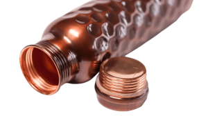 Аюрведа медна бутилка 950ml Релеф Antique 