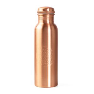 Аюрведа медна бутилка 800ml Цвете на живота