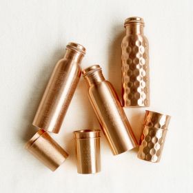 Комплект от 3бр Аюрведа медна бутилка 800ml